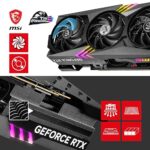 MSI GeForce RTX 4090 Gaming X Trio 24G Gaming Graphics Card - 24GB GDDR6X - Image 4