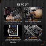 ASUS TUF Gaming B850-PLUS WiFi AMD AM5 B850 ATX Motherboard, 14+2+1 80A Stages - Image 3