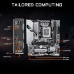 GIGABYTE H810M Gaming WIFI6 GEN5 Intel LGA 1851 mATX Motherboard - Image 4