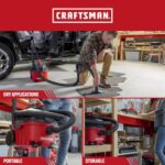 CRAFTSMAN CMXEVBE17040 4 Gallon 5.0 Peak HP Wet Dry Shop Vacuum - Image 4