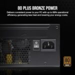 CORSAIR CX650 80 Plus Bronze Non Modular Low-Noise ATX 650 Watt Power Supply - Image 4