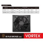RAIDMAX Vortex 700watts 80+ Certified Bronze ATX Power Supply - Image 4