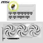 MSI MAG A1000GL PCIE5 White, Fully Modular Compact Gaming 1000W Power Supply - Image 4