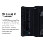 Lian Li EDGE1000W Fully Modular Low-Noise ATX Power Supply - ATX 3.1 & PCIE 5.1 - Image 4