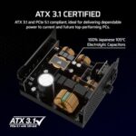 CORSAIR RM850x ATX 3.1 PCIe 5.1 Ready Fully Modular 850W Power Supply – - Image 4