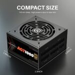 ARESGAME Power Supply 1000W 80+ Gold Fully Modular PSU - Image 5