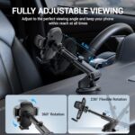 Fourpillars 3-in-1 Car Phone Mount Strongest Suction & Clamp - Image 4