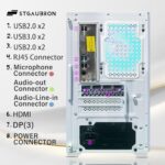 STGAubron Gaming PC Desktop,Athlon 3000G,RX 590 8G,16G DDR4,512G SSD - Image 4