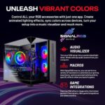 Skytech Gaming Crystal Gaming PC, AMD Ryzen 7 5700 3.7GHz, NVIDIA RTX 5060 - Image 4