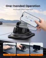 360 Degree Rotation Dashboard Phone Holder for Car - Image 4