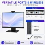 24" FHD All in One Desktop Computer, i5 CPU, 8GB RAM 256GB SSD - Image 4