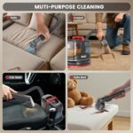 Portable Carpet & Upholstery Cleaner Machine - 15Kpa Deep Cleaning for Area Rugs - Image 4