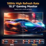 Upperizon Portable Monitor 18.5 inch FHD 125% sRGB 100Hz IPS HDR HDMI USB-C - Image 5