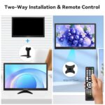 15.6 Inch Computer Monitor 1600x900 Small PC Monitor with HDMI VGA AV BNC USB - Image 4