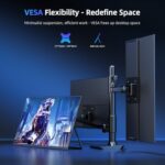 EVICIV Portable Monitor 18.5” 120Hz, 125% sRGB FreeSync 1ms Gaming Monitor - Image 4