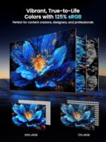 UPERFECT 18.5" 120Hz Portable Monitor, 125% sRGB Large Gaming Monitor - Image 4