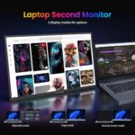 18.5 Inch Portable Monitor, HDMI USB-C Slim 120Hz Portable Gaming Monitor - Image 4