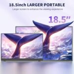 COOLHOOD 18.5 Inch FHD USB-C HDMI 120Hz Portable Monitor - Image 4
