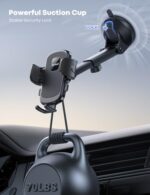 Lamicall Car Phone Holder - [Strongest Military-Grade Suction Cup] 360° Rotation - Image 4
