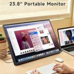 23.8 Inch Portable Monitor for Laptop, 120Hz FHD 1080P IPS External Monitor - Image 4