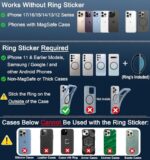REOKILY 2026 Upgraded Vacuum Magnetic Car Phone Holder 360° Reinforced 96LBS - Image 4