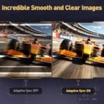 KOORUI 24 Inch Gaming Monitor 144Hz Full HD 1920 x 1080p IPS Ultra-Slim Display - Image 4