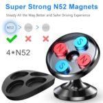 Coolpow【2 Packs Magnetic Phone Holder for Car【Strong Magnet】 Phone Holders for - Image 4