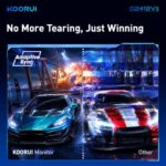 KOORUI 24 Inch Gaming Monitor, 180Hz FHD 1080P VA Display with 3000:1 Contrast - Image 4