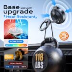 NeverDrop Magsafe Car Mount [2 Bases for Any Surface - Image 4