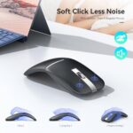 Bluetooth Wireless Arc Travel Mouse, Bluetooth 5.0/4.0 & 2.4G Tri-Mode - Image 4