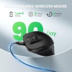 TECKNET Wireless Mouse, Bluetooth Mouse (BT5.0/3.0 & 2.4G) Rechargeable 4800 DPI - Image 4