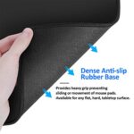 JIKIOU Mouse Pad with Stitched Edge, Perfect Size-10.2x8.3in Black - Image 4