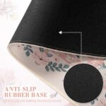 iCasso Desk Mat,Mouse Pad for Office Desk,35.4x15.7in,Pink Floral - Image 4