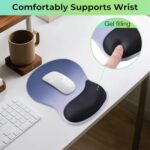 Gel Wrist Rest Mouse Pad, Ergonomic Mousepad with Wrist Support - Image 4