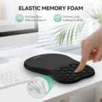 TECKNET Ergonomic Mouse Pad with Wrist Rest,Soft Comfortable Massage Design - Image 4