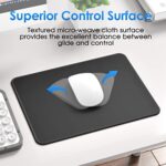 KTRIO 10 Pcs Mouse Pads, Larger Surface, Stitched Edges, 11 x 8.5 Inches - Image 4