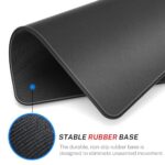 MROCO 3-Pack Mouse Pads, 30% Larger Surface, 8.5 x 11 in, Black - Image 4