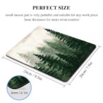 Green Forest Mouse Pad Mountain Tree Desk Mousepad Computer Gaming Office Small - Image 4