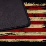 Retro American Flag XL Gaming Mouse Pad with Stitching Edge Laptop Desk Mat - Image 4