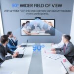 EMEET C960 1080P Webcam with Microphone, 2 Mics, 90° FOV, Computer Camera - Image 4