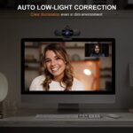 EMEET 1080P Webcam with Microphone, C960 Web Camera 2 Mics Streaming Webcam - Image 4