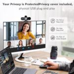 Gohero Full HD 1080P Video Webcam, Noise Cancellation, Privacy Cover - Image 4
