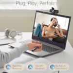1080P HD Webcam with Noise-Canceling Mic, Auto Light Correction - Image 4