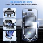 ACMEZING 3-in-1 Car Phone Holder, Suction Cup & Air Vent Dashboard Mount - Image 4