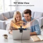 1080P Webcam with Microphone Noise Reduction Auto Exposure - Image 4