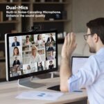 Full HD 1080P Webcam with Dual Microphones & Privacy Cover for PC, Desktop - Image 4