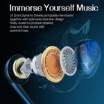 USB Earbuds with Microphone for PC Wired, 2M/6.5ft USB-A Headset Headphone - Image 4