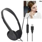 USB Computer Headset, PC Headphone with Clear Chat Microphone - Image 5
