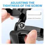 Car Phone Holder Mount Dashboard Rearview Mirror Sun Visor 360 Degree Rotation - Image 4