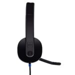 Logitech High-Performance USB Headset H540 Windows and Mac - Black - Image 4